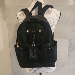 Marc Jacobs Sleek Black Backpack